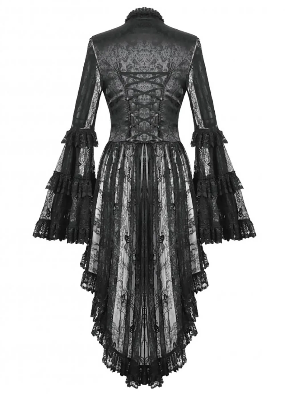 Dark In Love Haunted Love Tailcoat Black