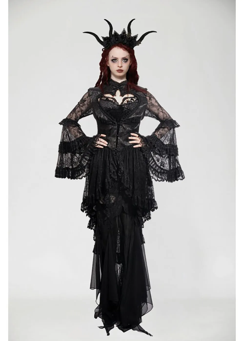 Dark In Love Haunted Love Tailcoat Black