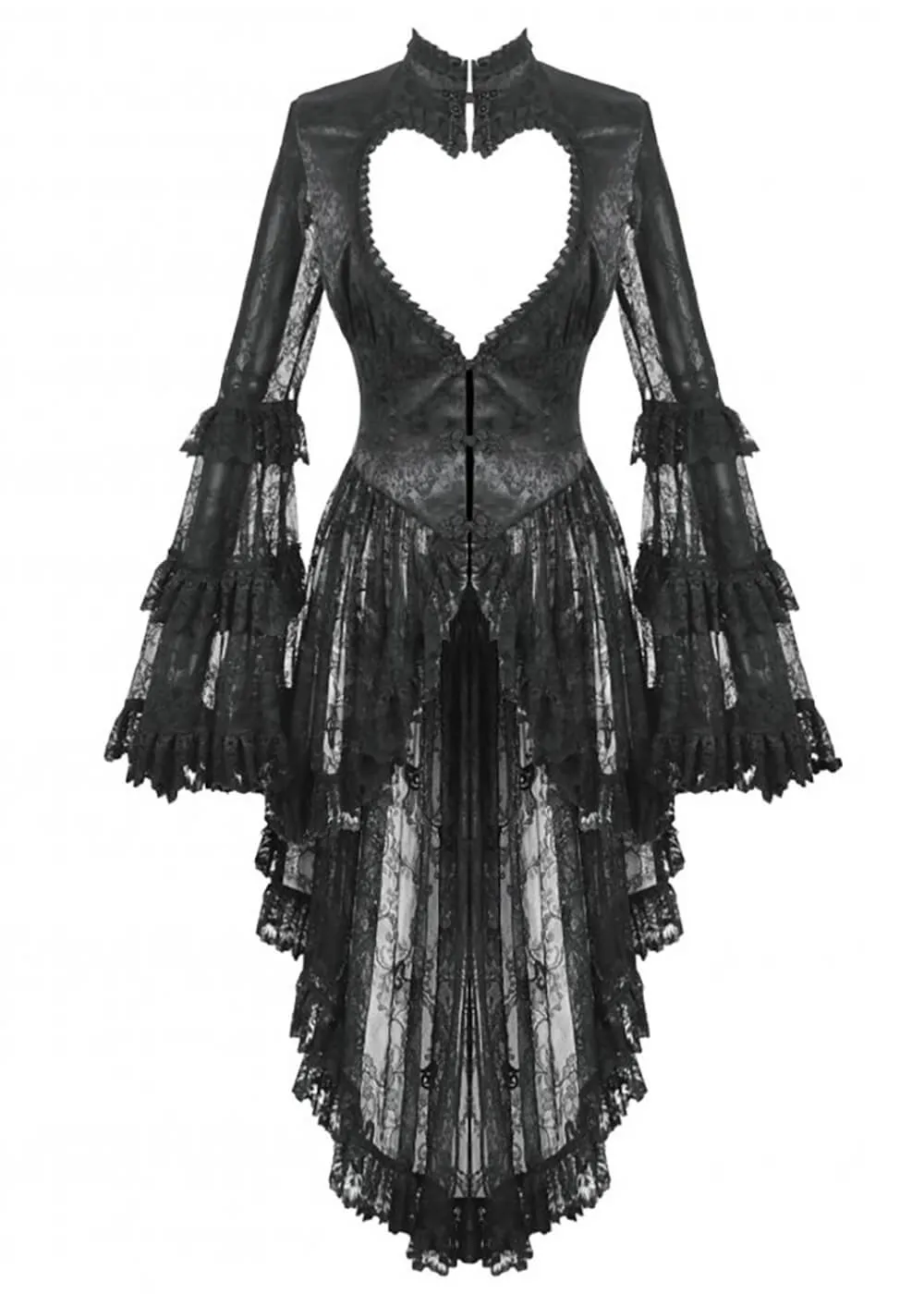 Dark In Love Haunted Love Tailcoat Black