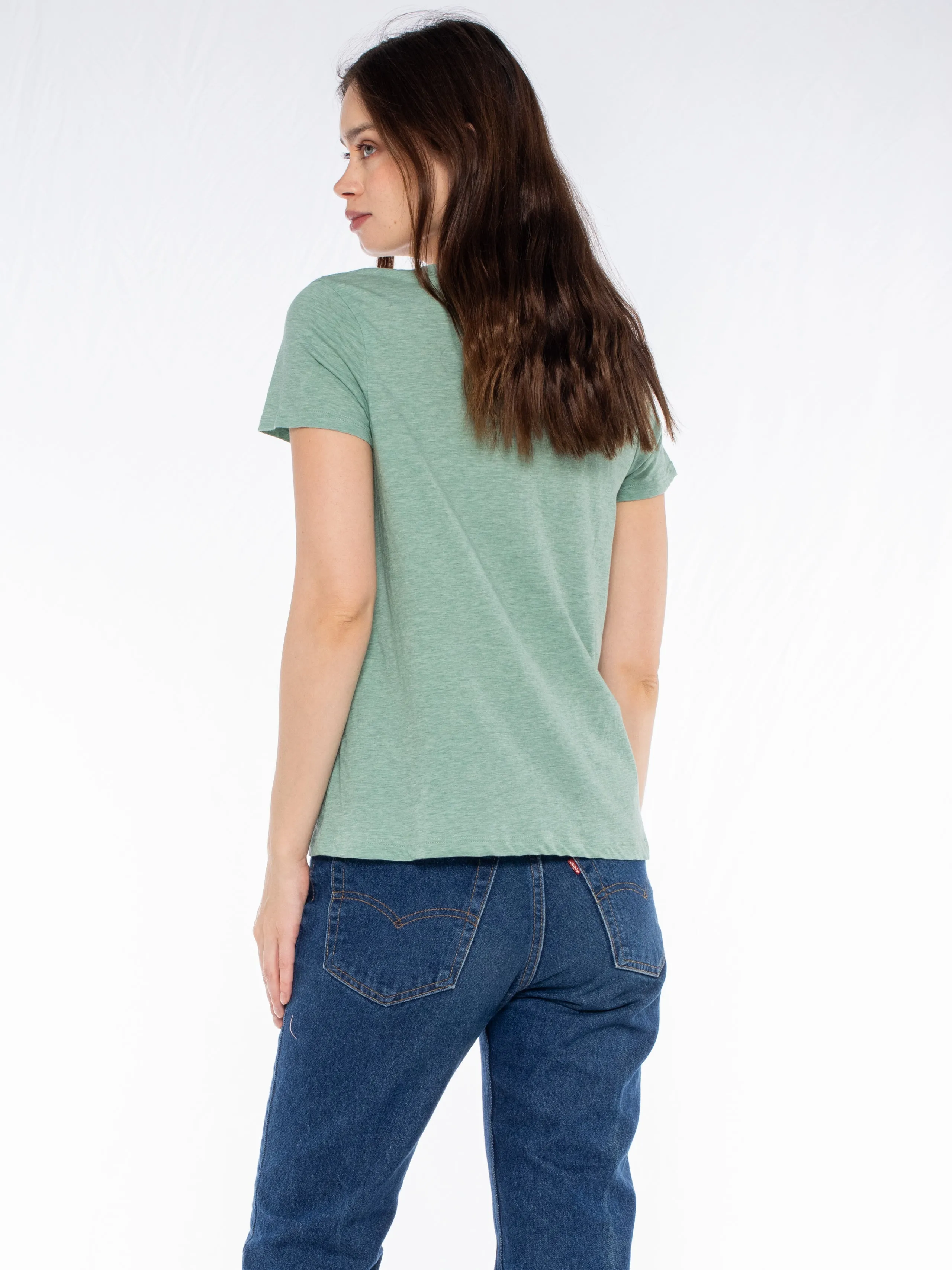 Deep V-Neck Baby Fit Tee