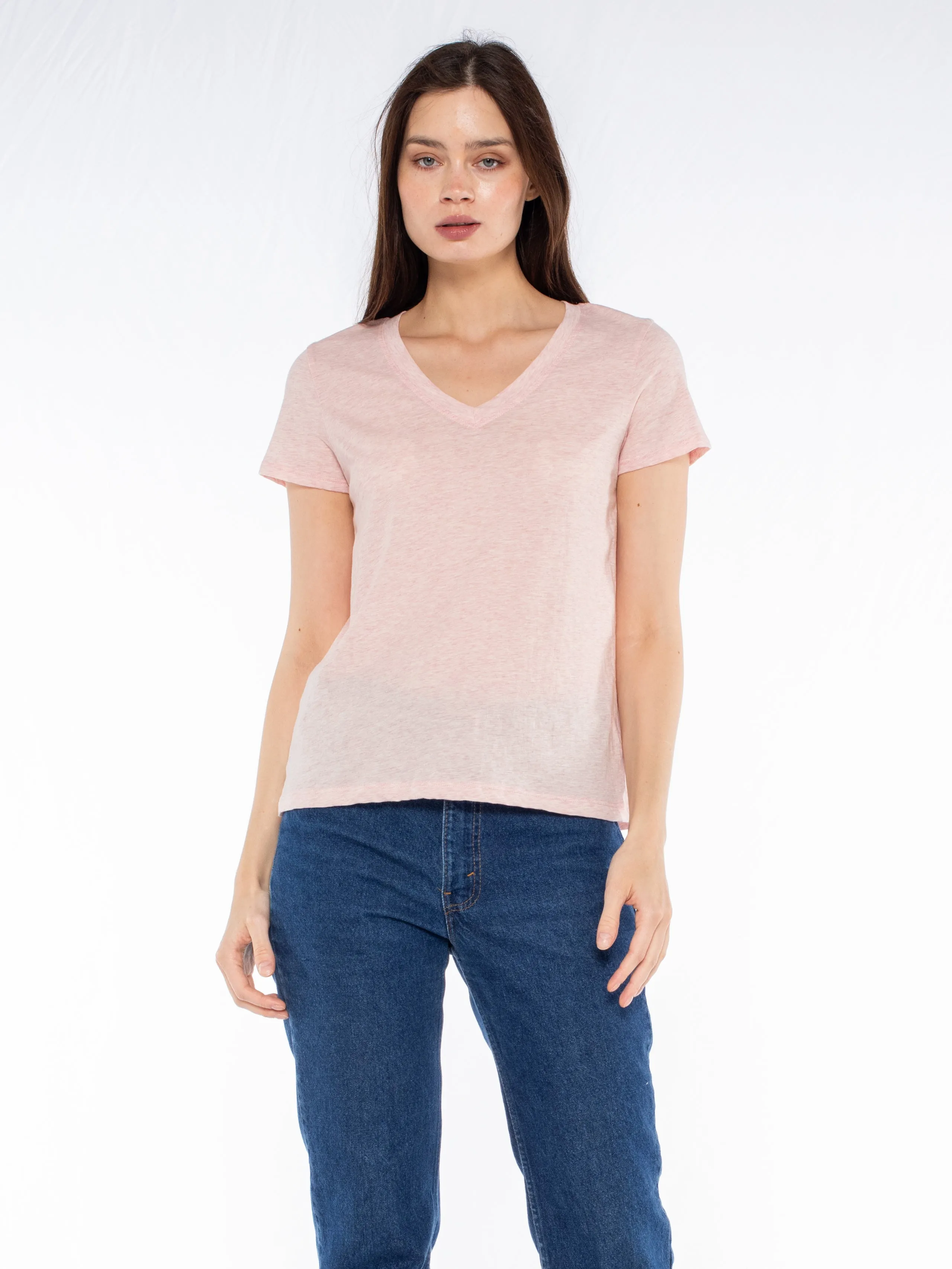 Deep V-Neck Baby Fit Tee