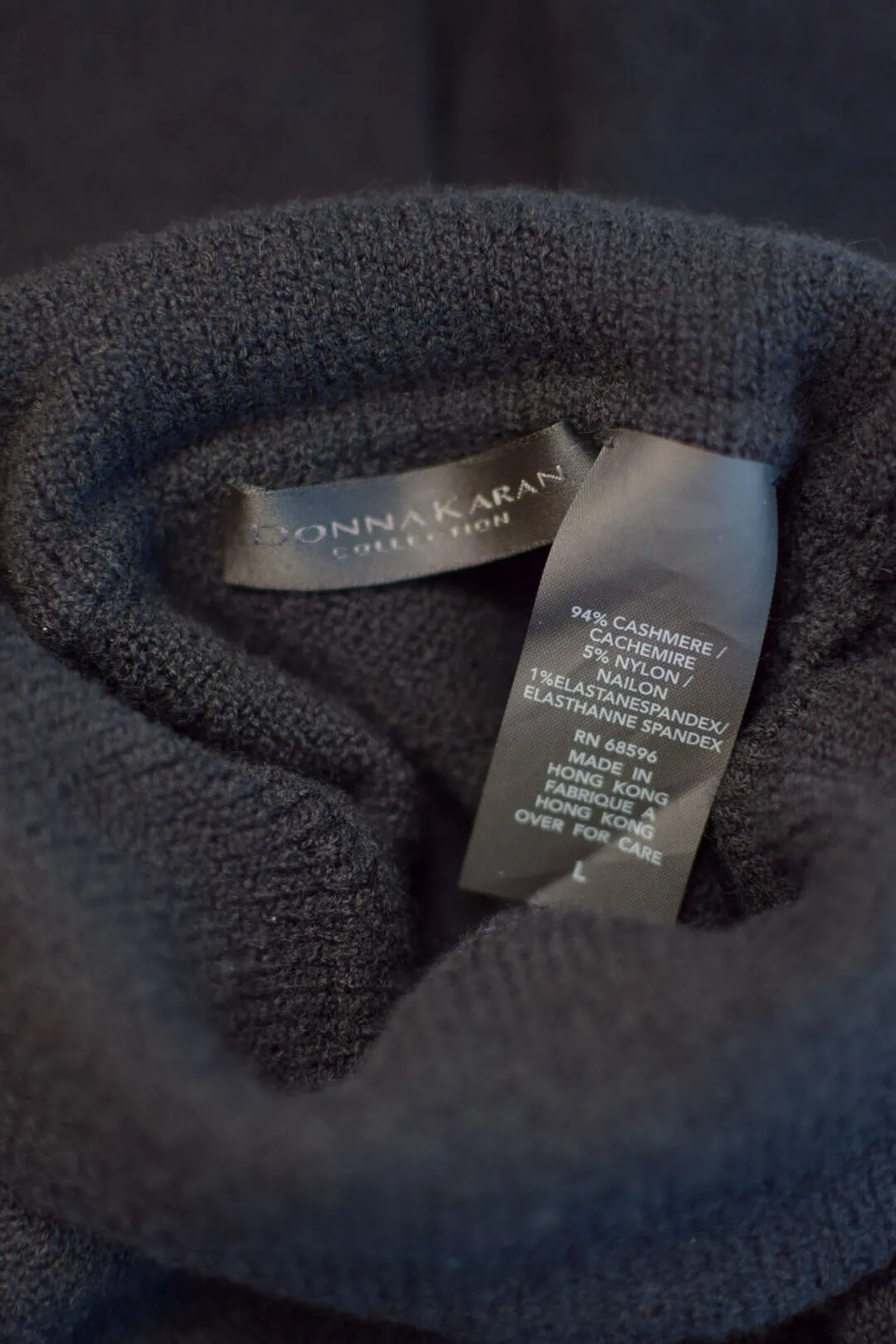 Donna Karan Cashmere Turtleneck Maxi Dress