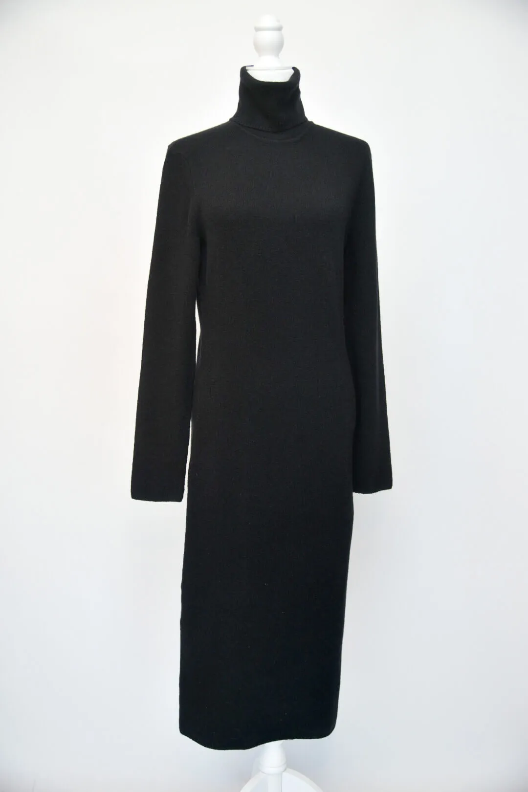 Donna Karan Cashmere Turtleneck Maxi Dress