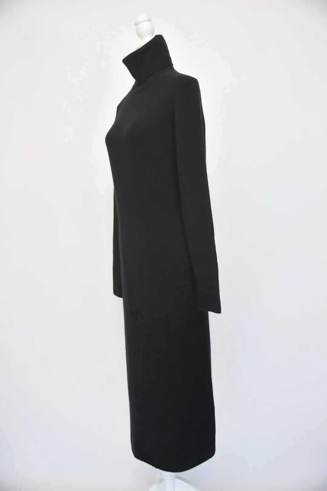 Donna Karan Cashmere Turtleneck Maxi Dress