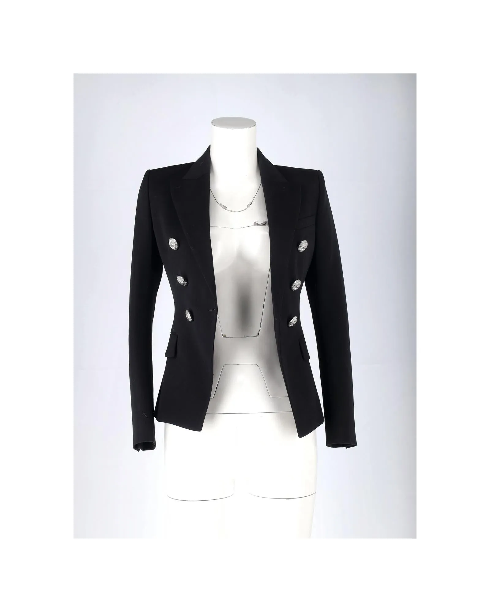 DoubleBreasted Blazer Fitted Jacket