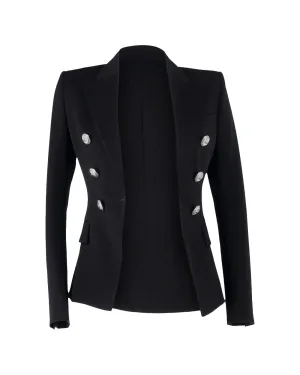 DoubleBreasted Blazer Fitted Jacket