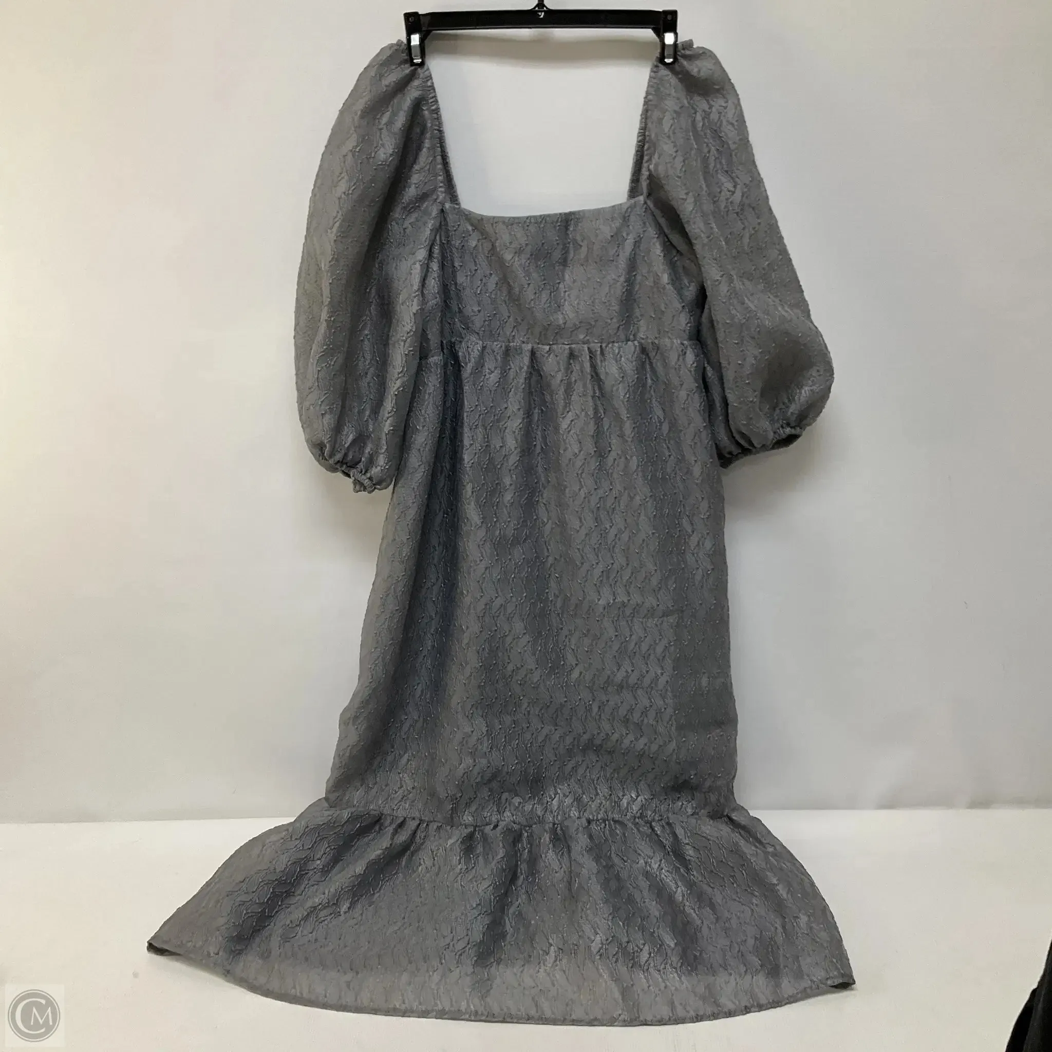 Dress Casual Maxi By Anthropologie In Grey, Size: M