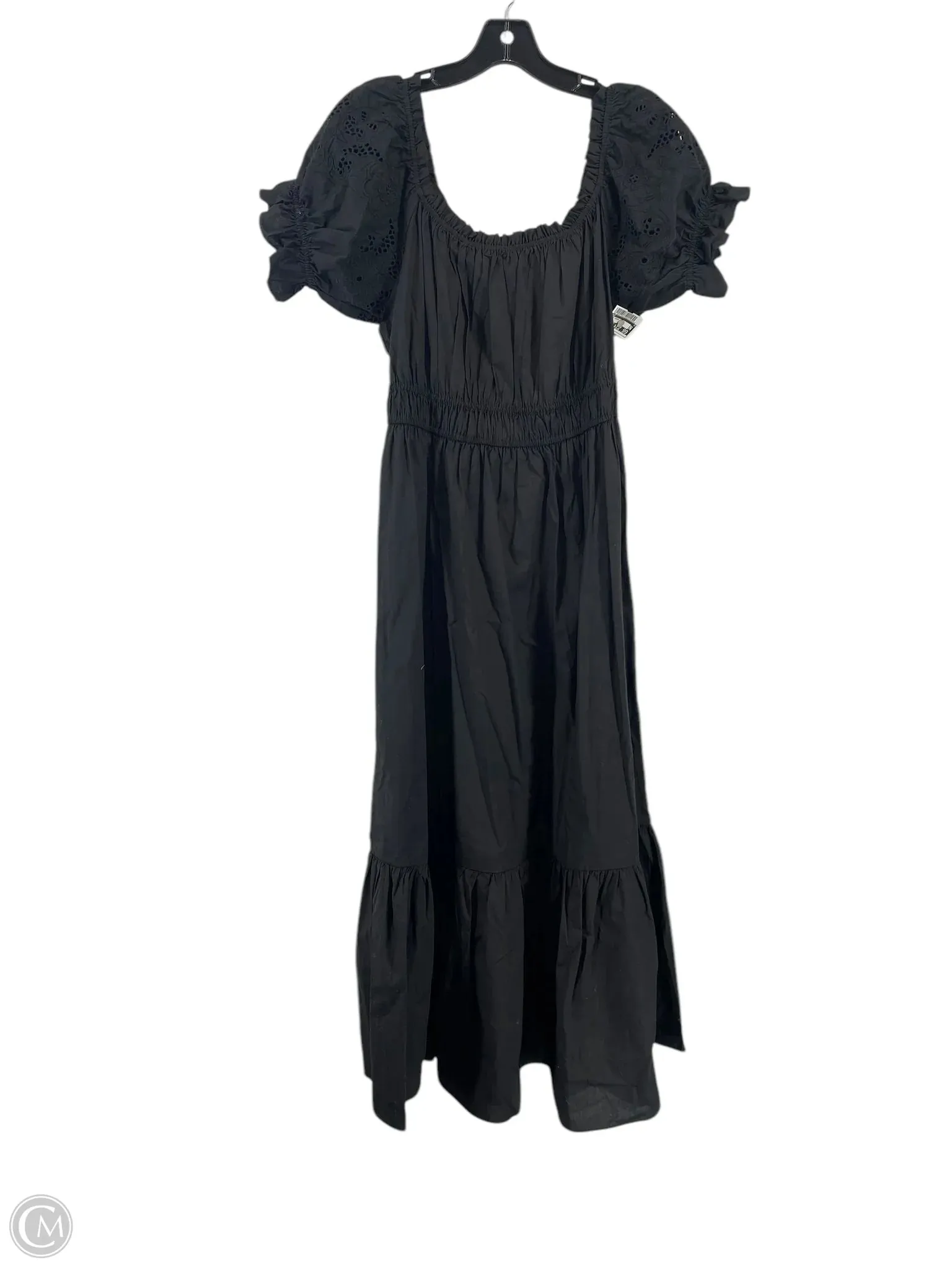 Dress Casual Maxi By H&m In Black, Size: L
