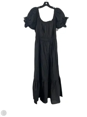 Dress Casual Maxi By H&m In Black, Size: L