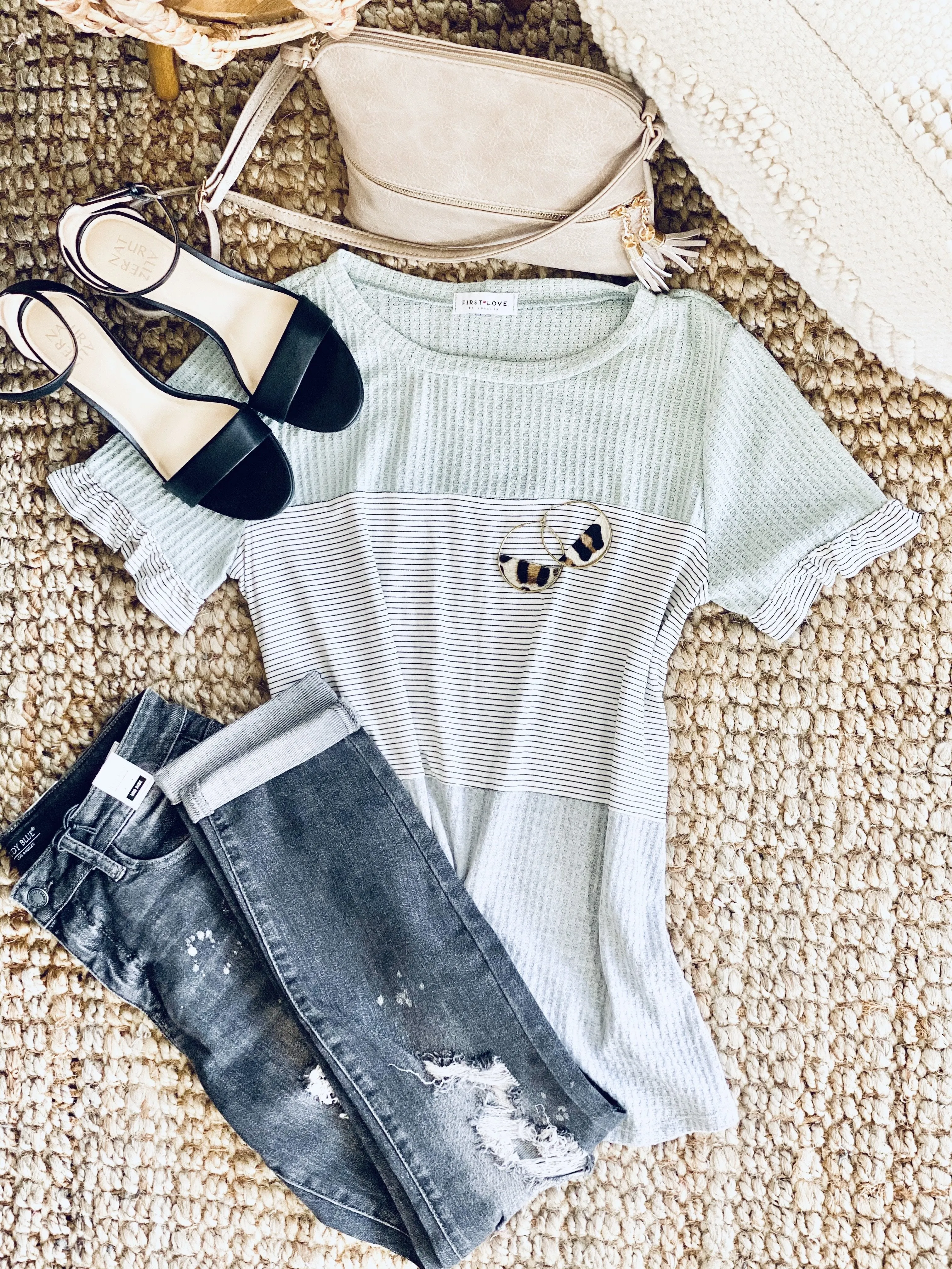 Drift Away Ruffle Sleeve Tee