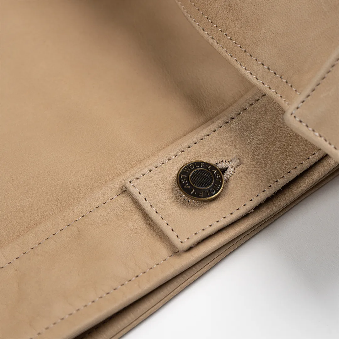 DRIFTER WORK LEATHER JACKET - NATURAL