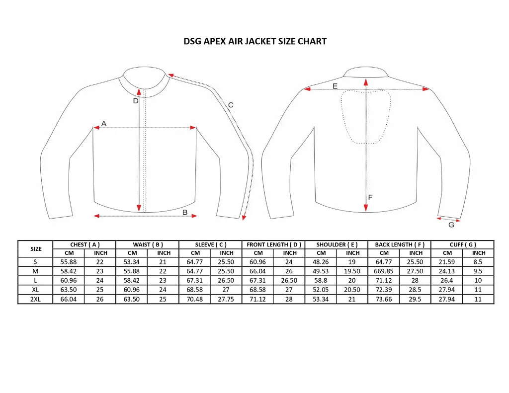 DSG Apex air flow riding jacket racing blue grey yellow fluo