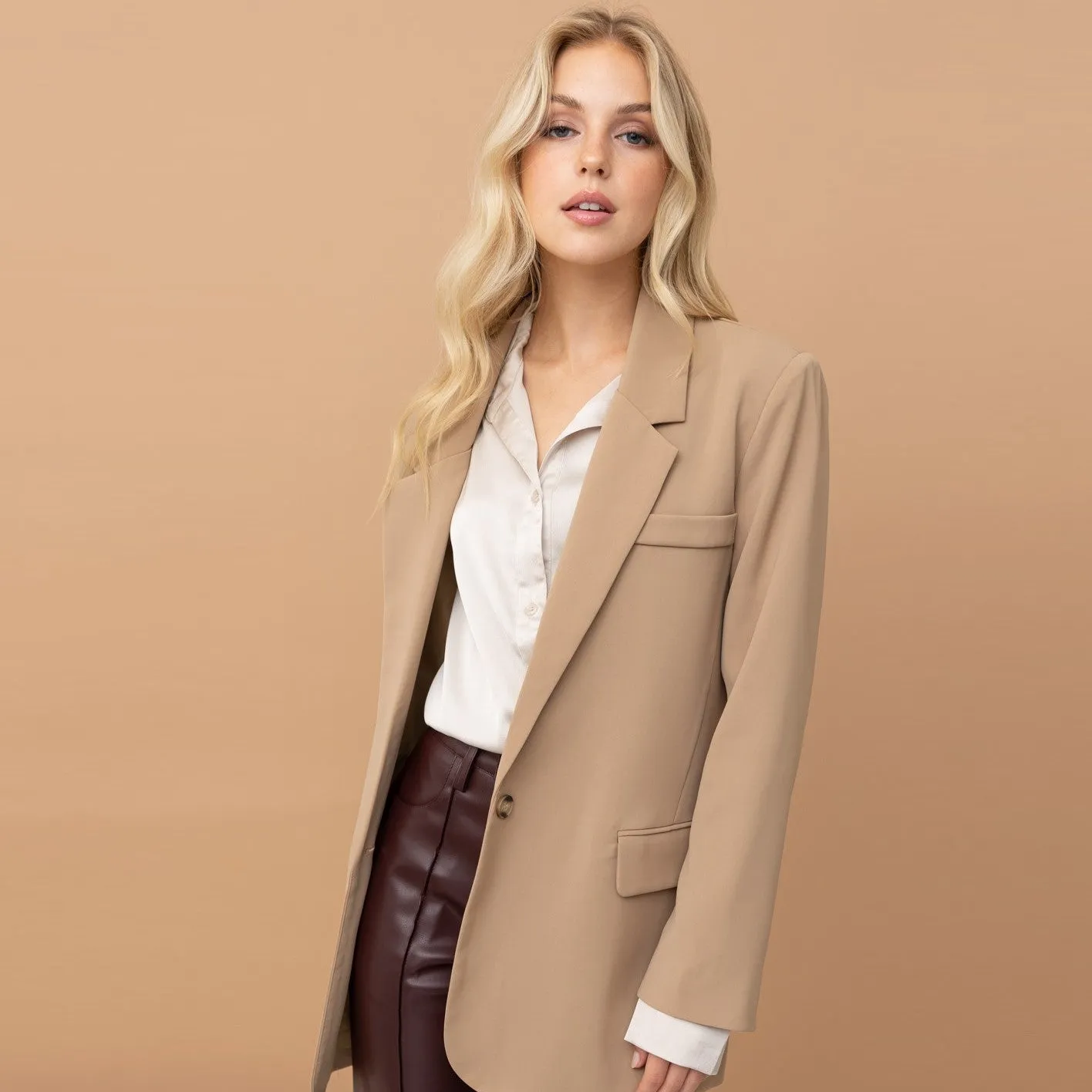 Dylan Blazer (Taupe)