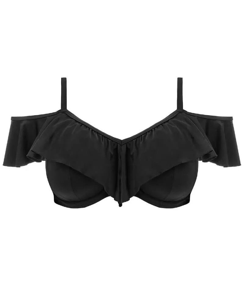 Elomi Swim Plain Sailing Underwired Bikini Top - Black