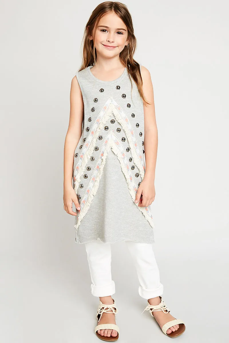 Embellished Knitted Tank