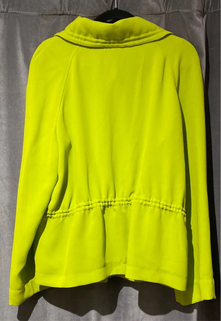 Escada Neon Green Collared Jacket