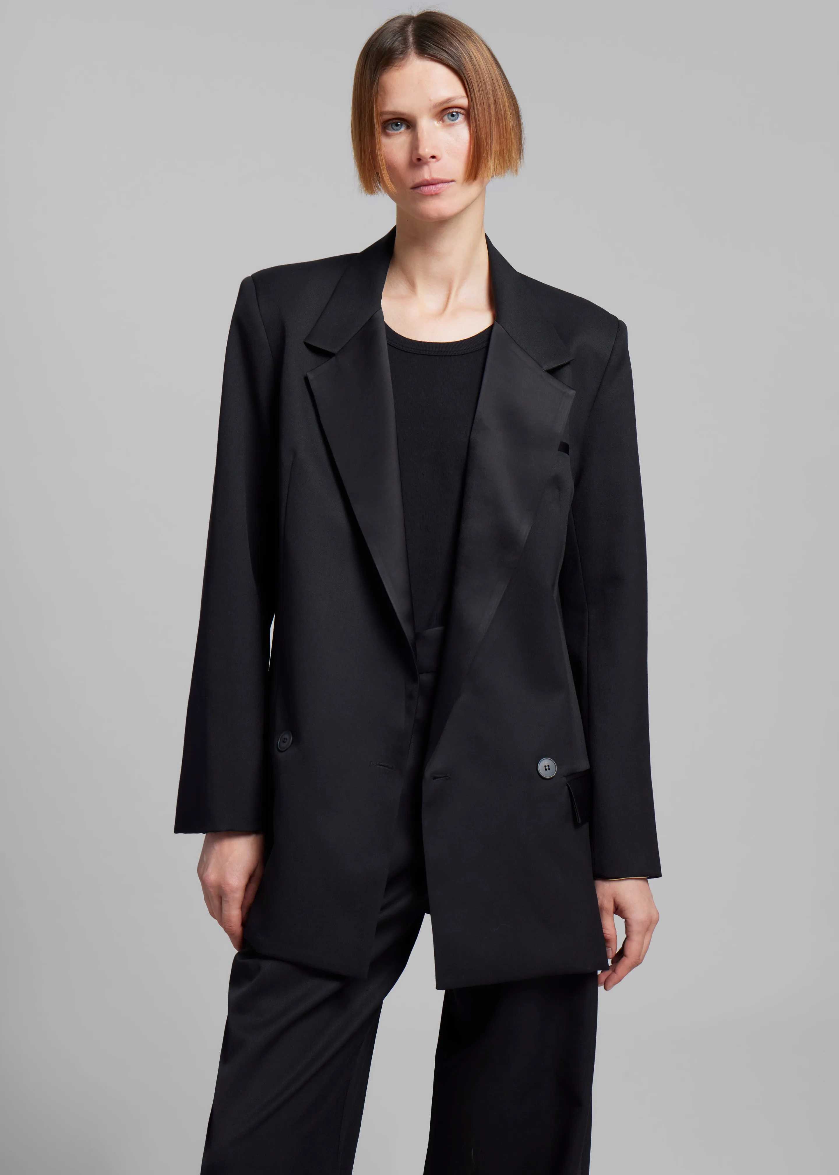 Esse Studios Tux Double Blazer - Black