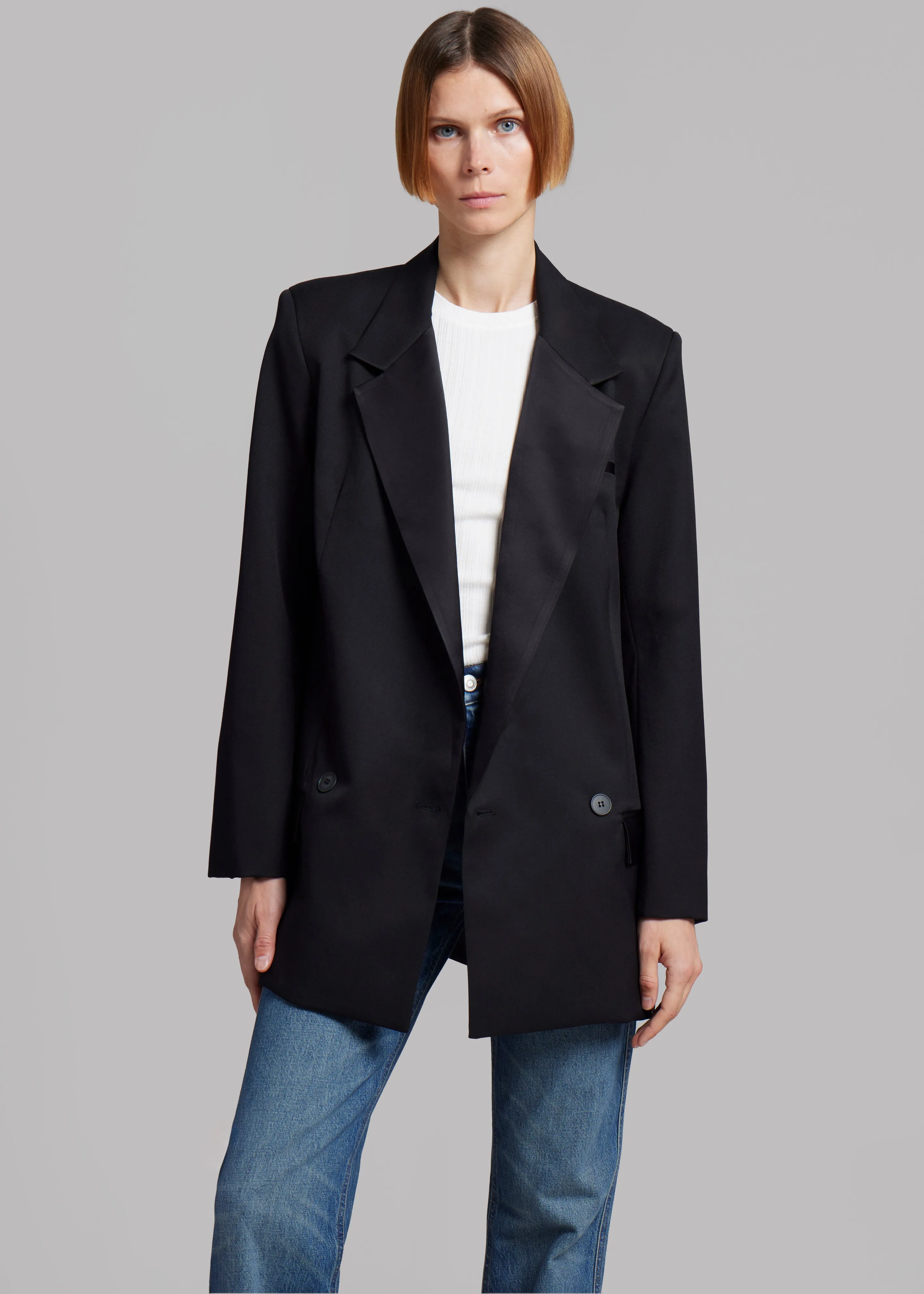Esse Studios Tux Double Blazer - Black
