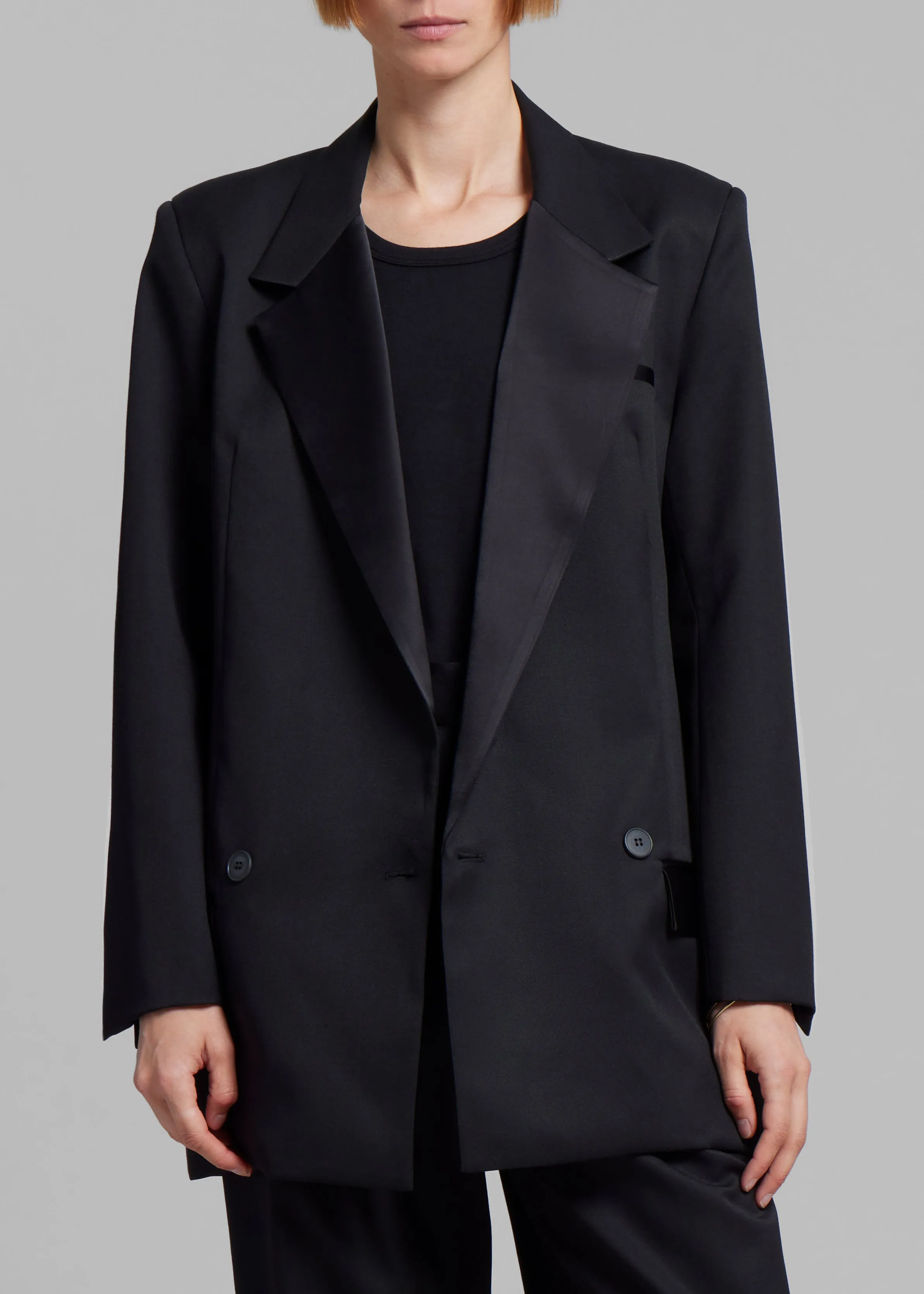 Esse Studios Tux Double Blazer - Black
