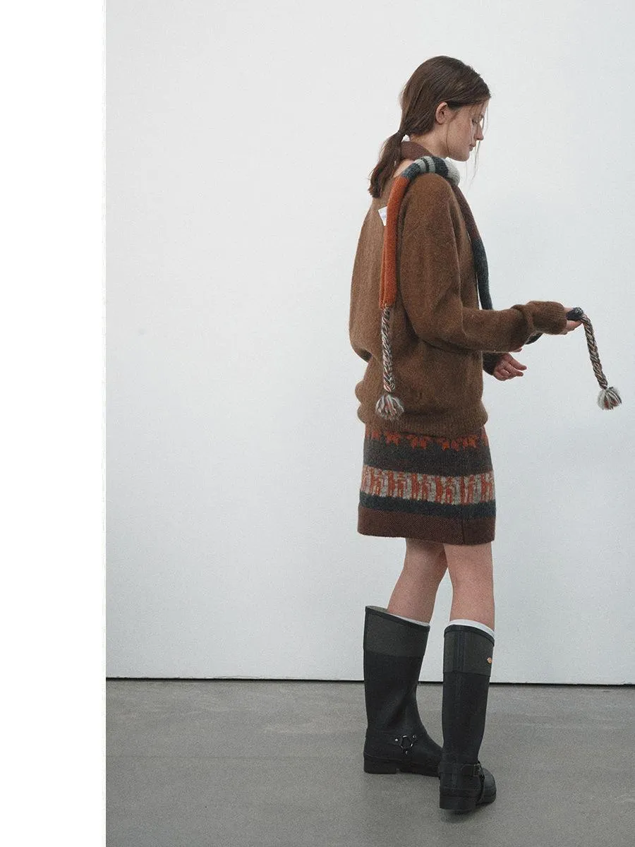 Fair Isle Knit Skirt