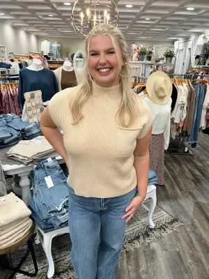 Faye Mock Neck Sweater
