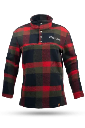 Flannel Snap Pullover