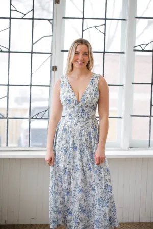 Floral Print Maxi Dress