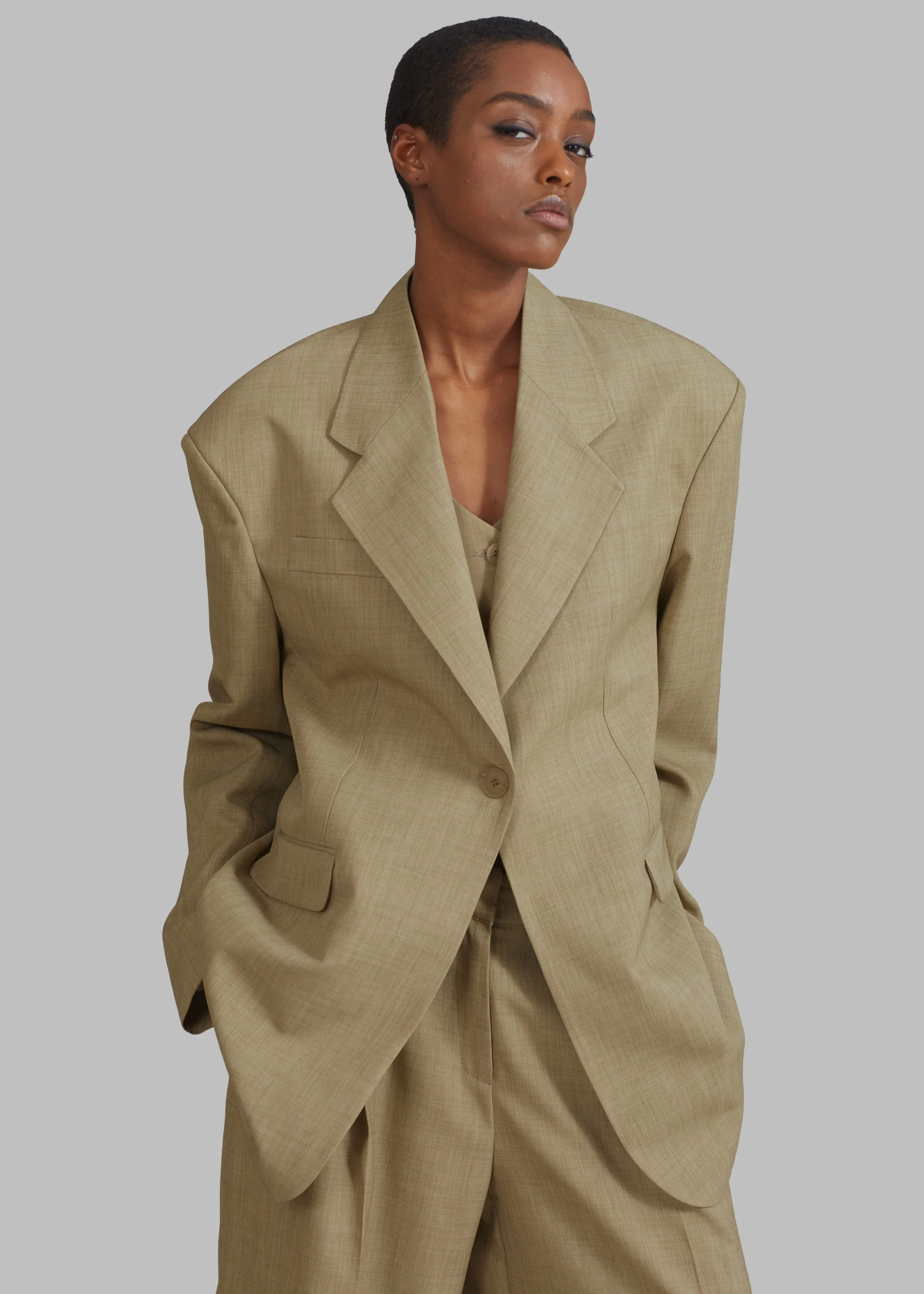 Gladys Blazer - Khaki