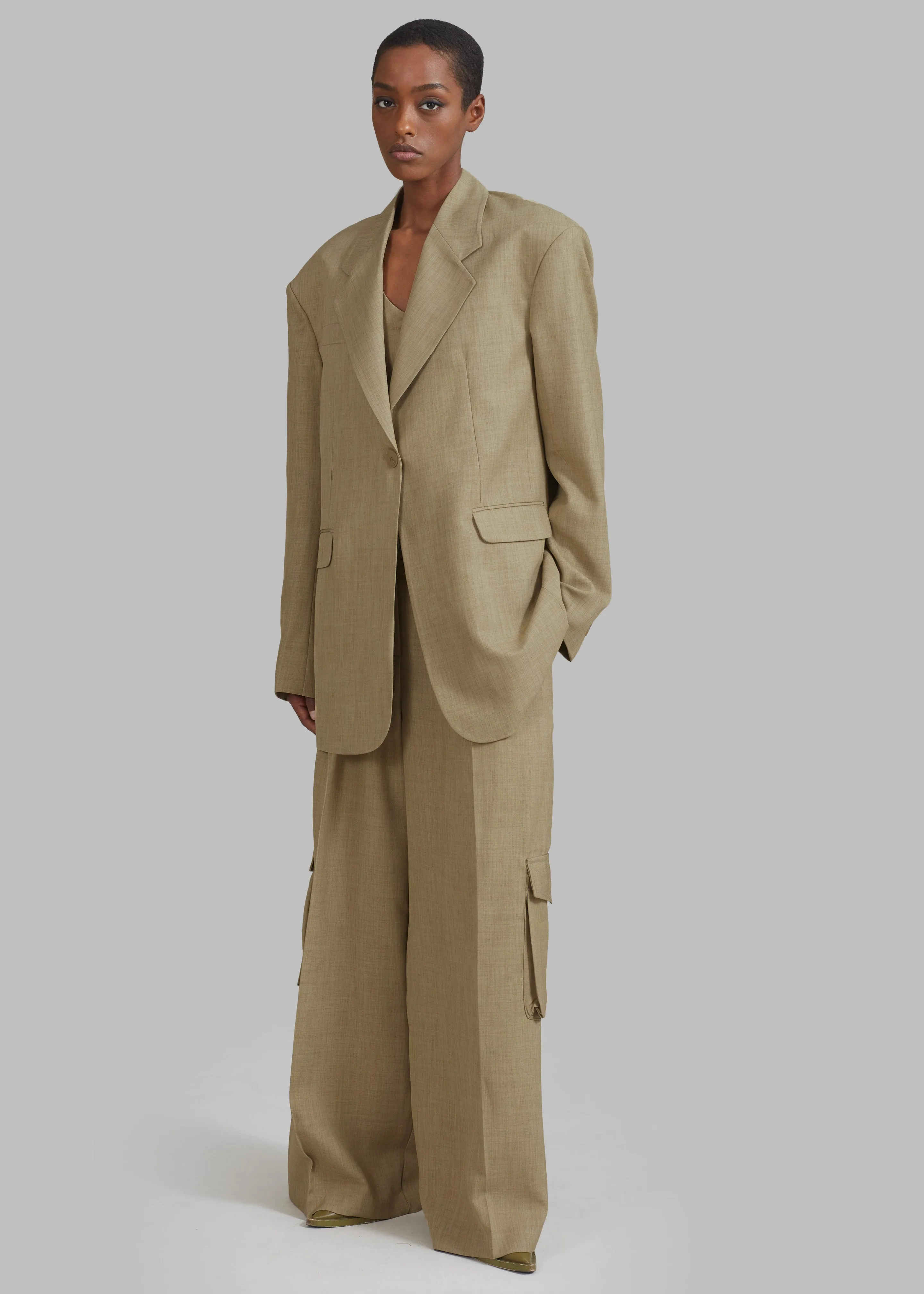 Gladys Blazer - Khaki