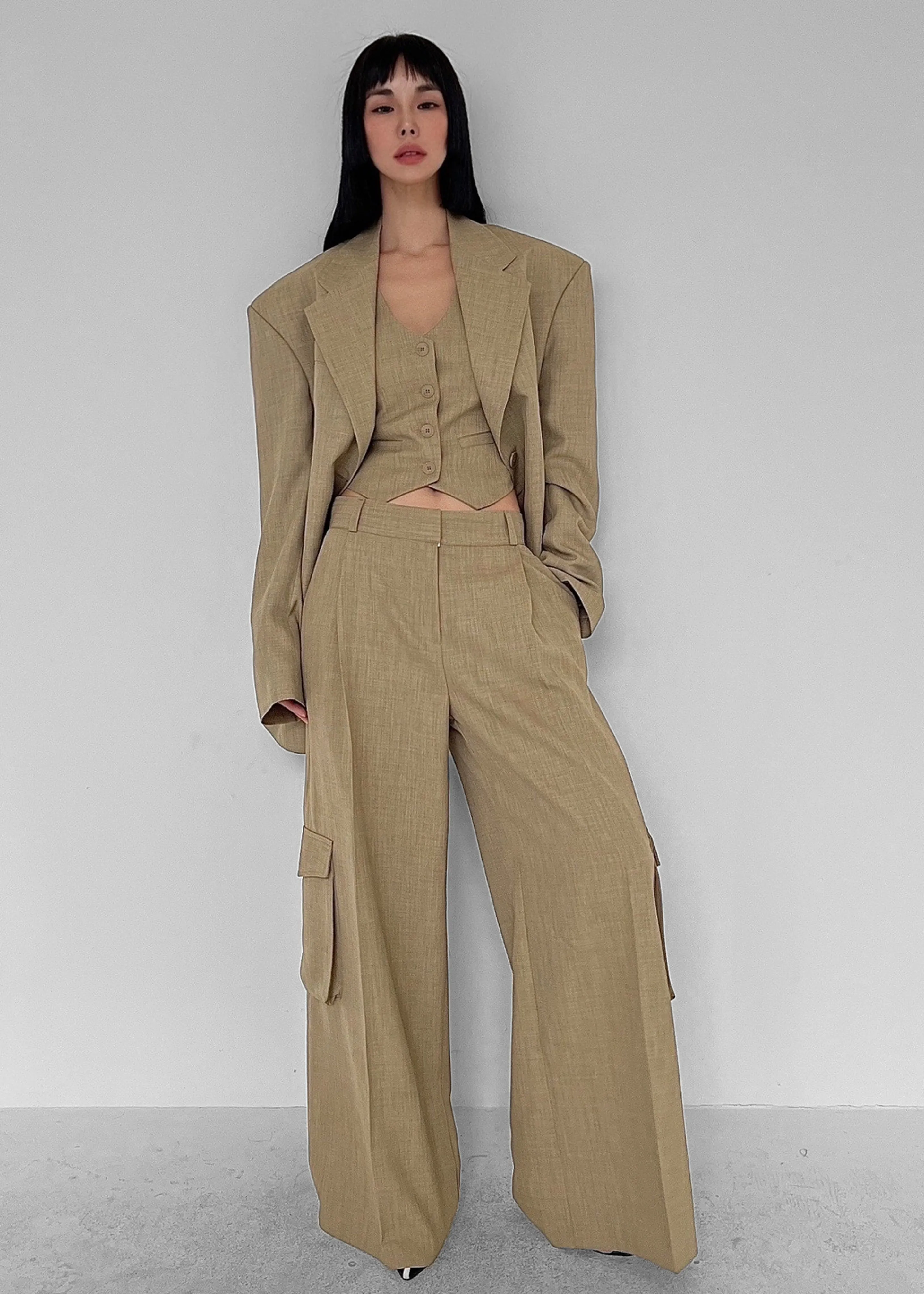 Gladys Blazer - Khaki