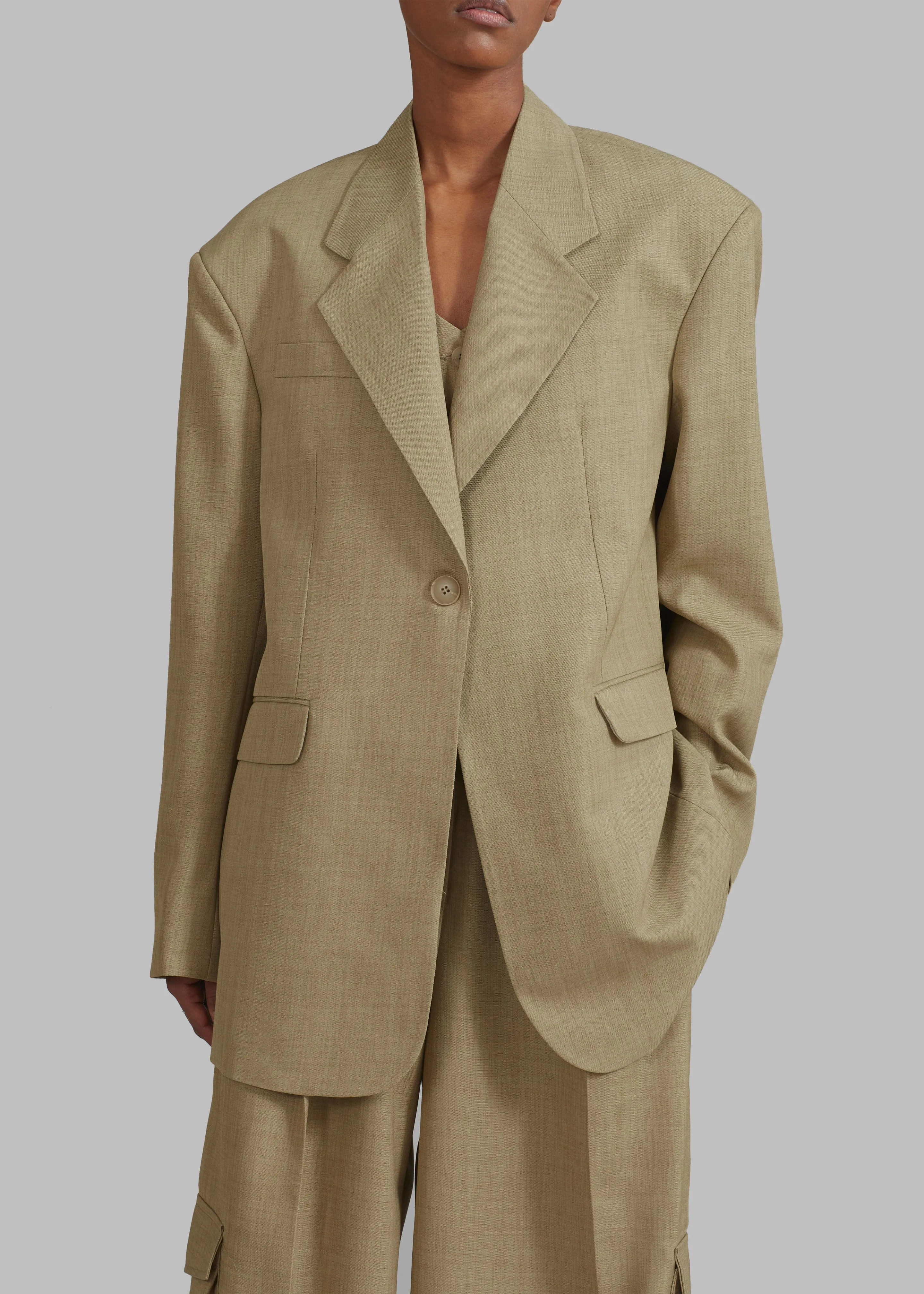 Gladys Blazer - Khaki