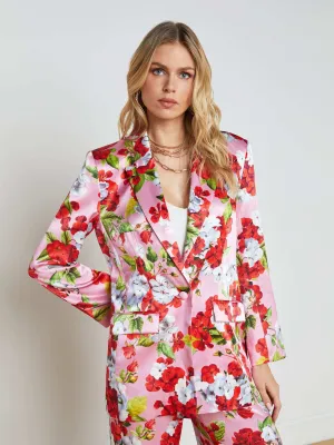 Gwyneth Floral Boyfriend Blazer