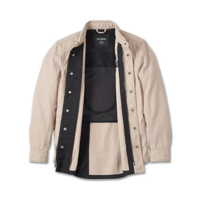 Harley-Davidson® Men's Operative Riding Shirt Jacket - Tan