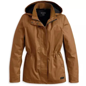 Harley-Davidson® Women's Panorama ADV Waxed Hooded Riding Jacket