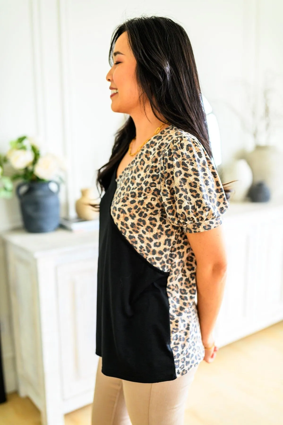 Hazel Blues® |  Wild Surprise V-Neck Top