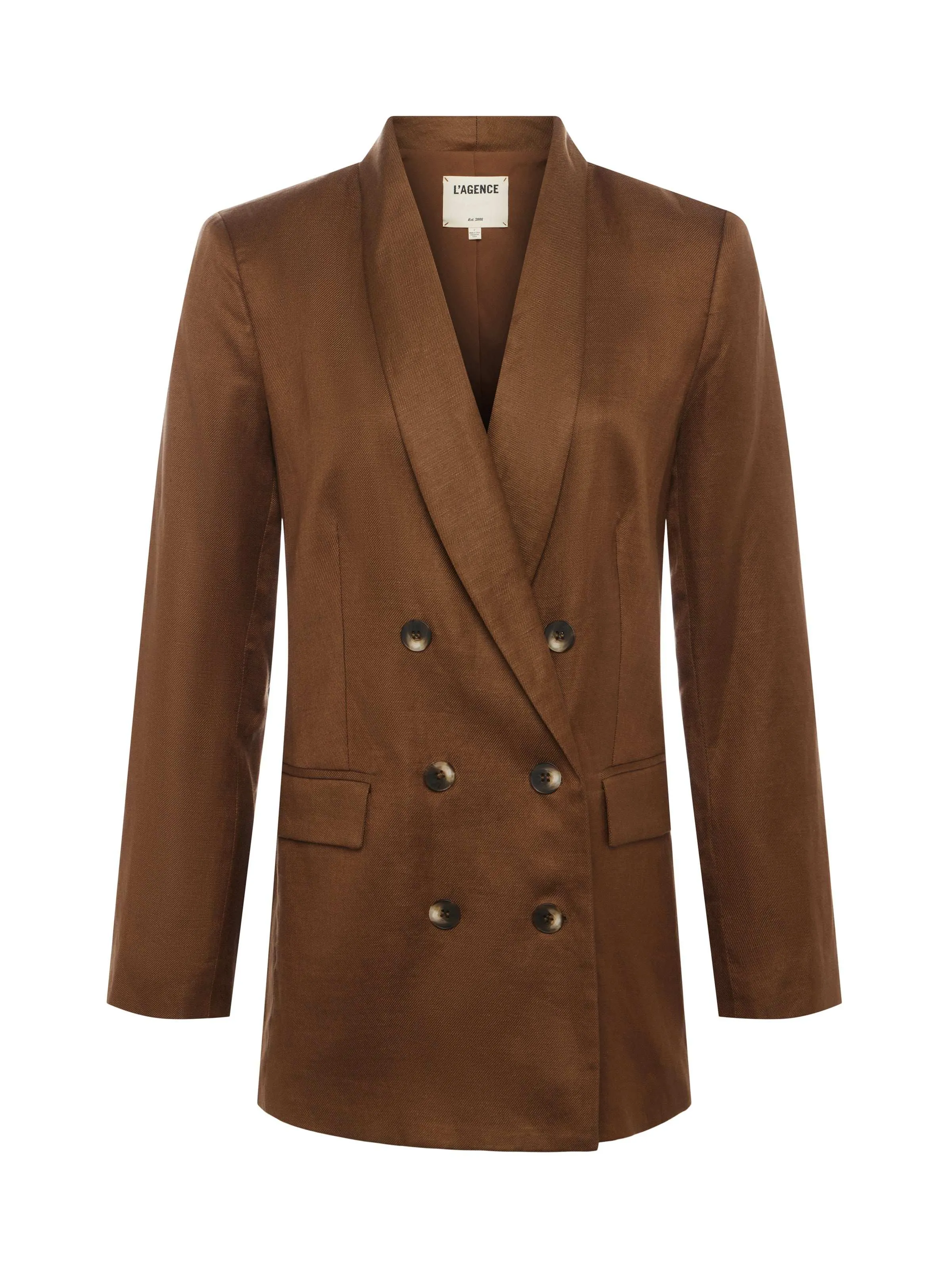 Jayda Linen-Blend Blazer
