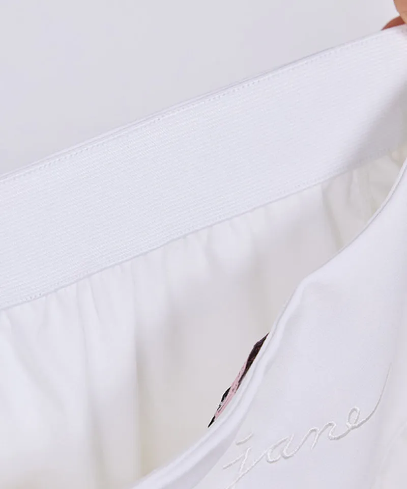 J.Jane Simple Pleats Skirt - White
