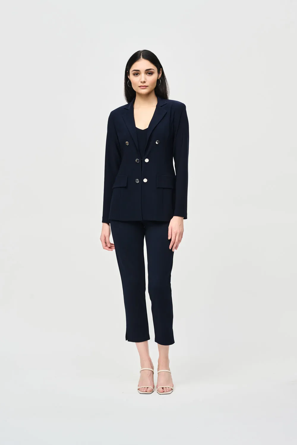 Joseph Ribkoff Midnight Blue Fitted Blazer Style 241145