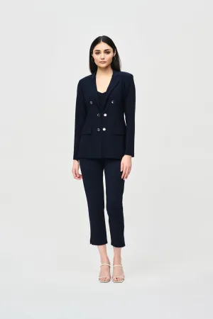 Joseph Ribkoff Midnight Blue Fitted Blazer Style 241145