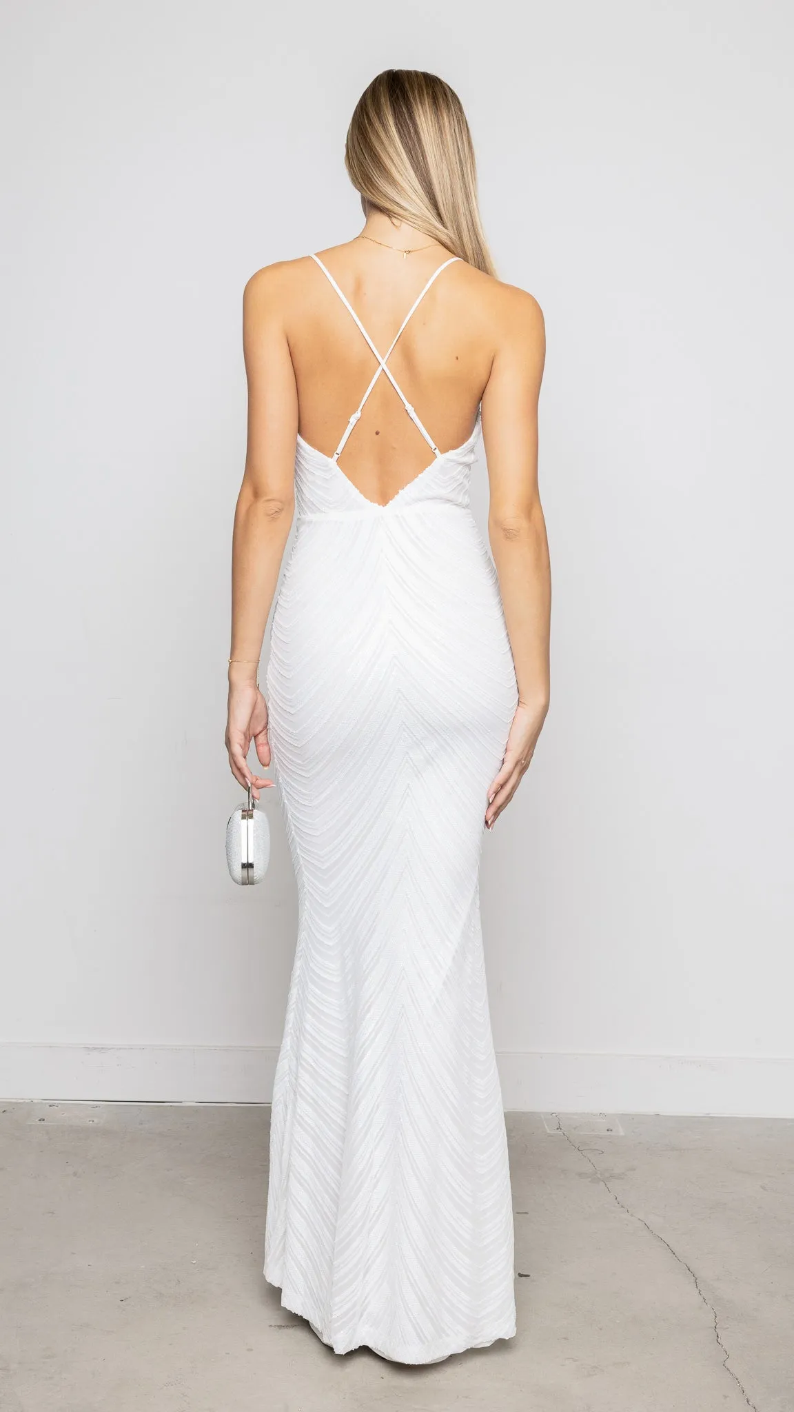 Kandice Maxi Dress in white