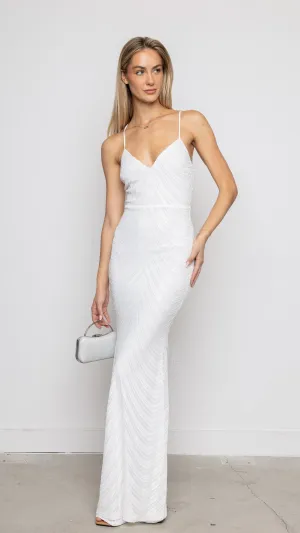 Kandice Maxi Dress in white