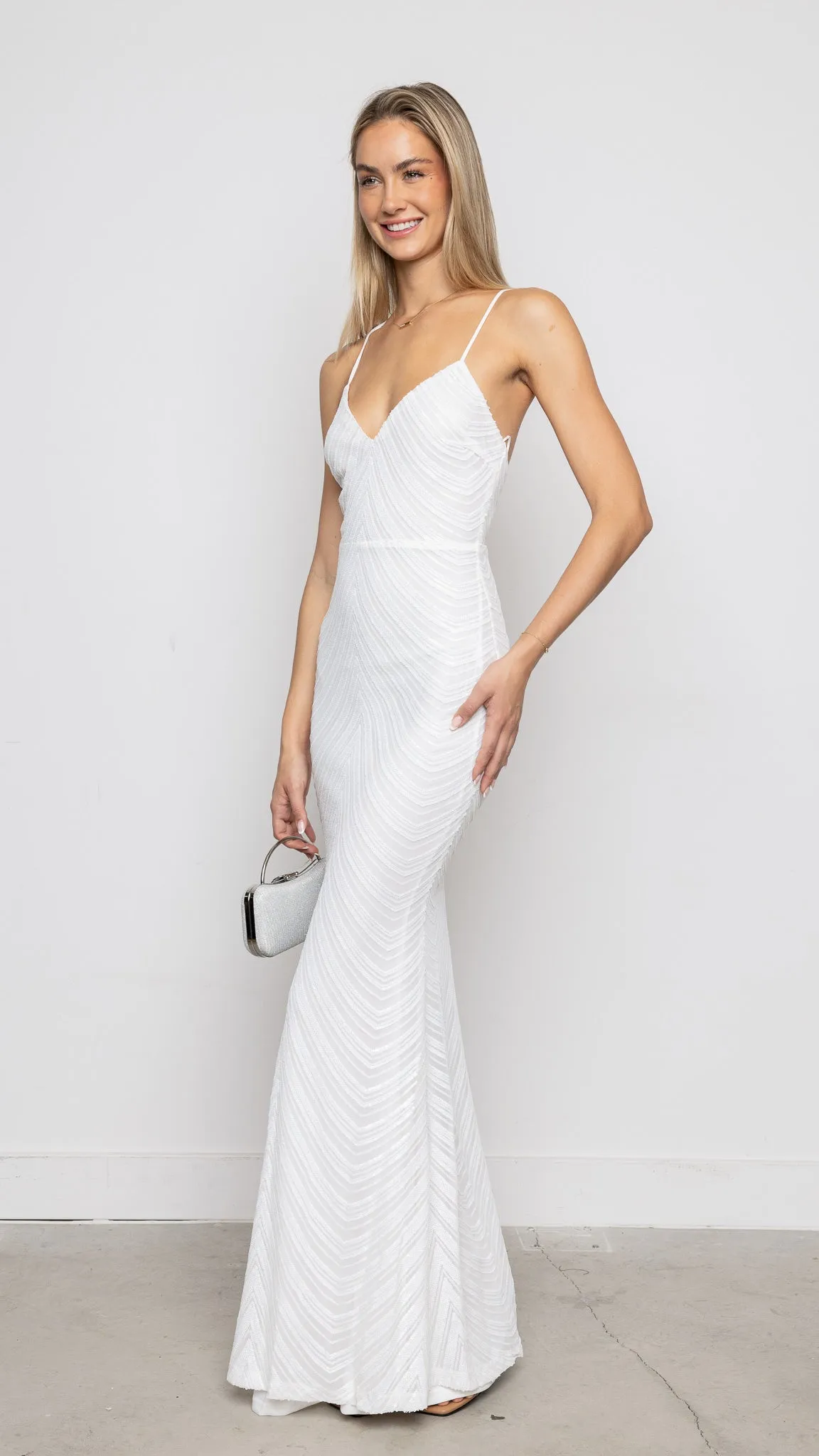 Kandice Maxi Dress in white