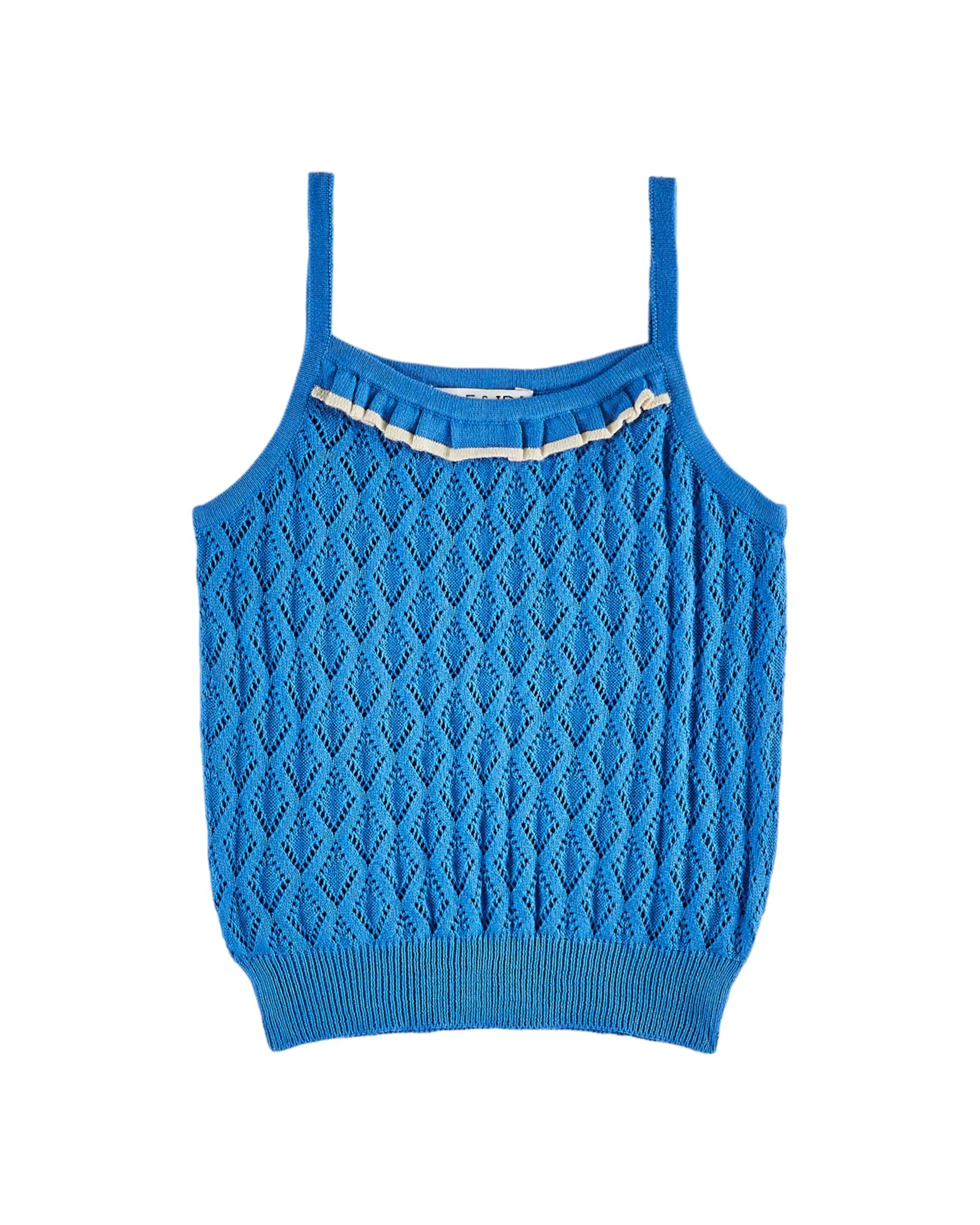 KNIT TANK TOP - LAGON