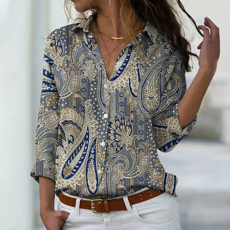 Laverne | Elegant Floral Shirt