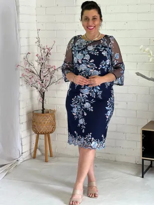 Lavinia Blue Evening Dress