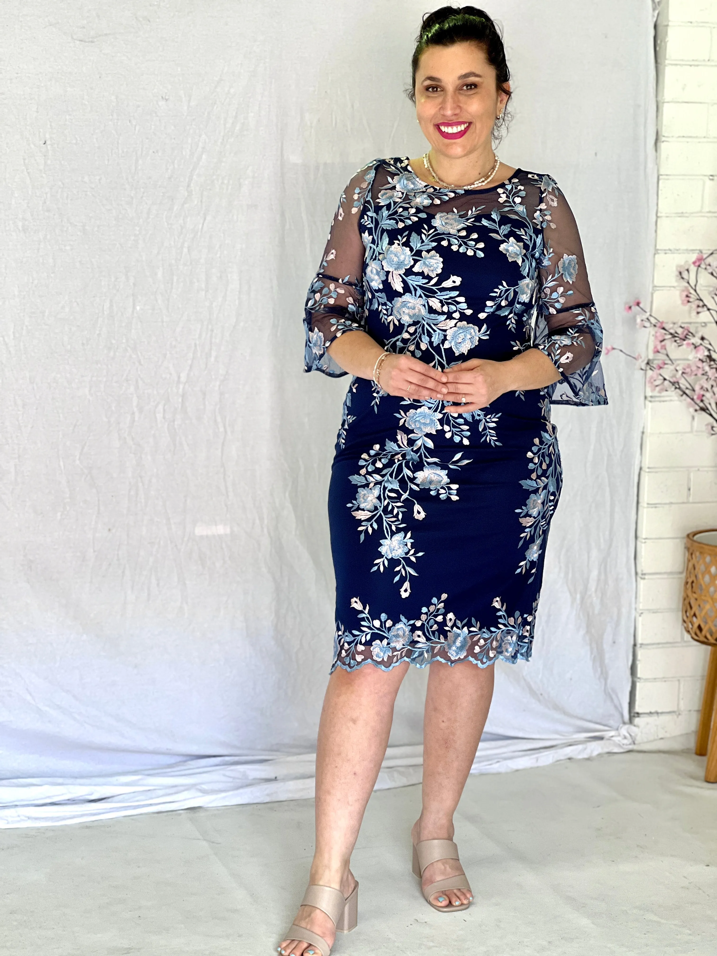 Lavinia Blue Evening Dress