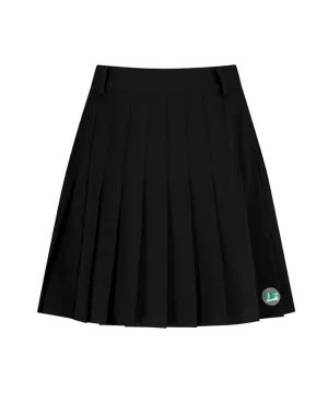 LE SONNET Banding Pleats Skirt - Black