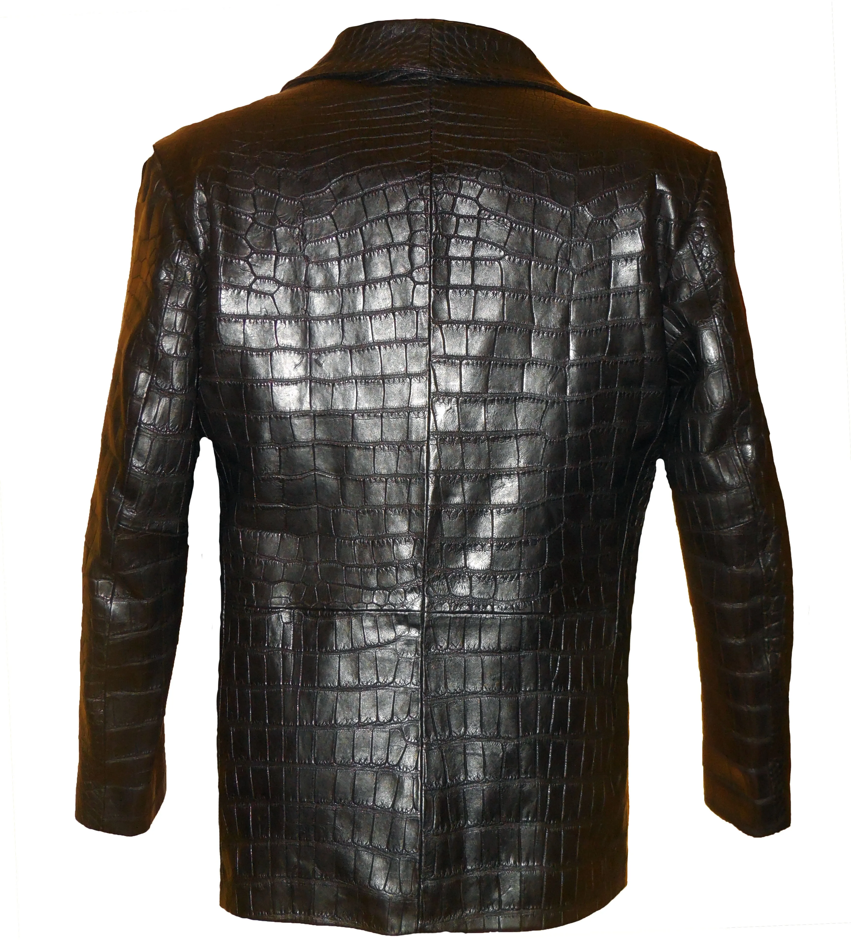 Leather Alligator Blazer - Genuine Alligator Jacket - On Sale