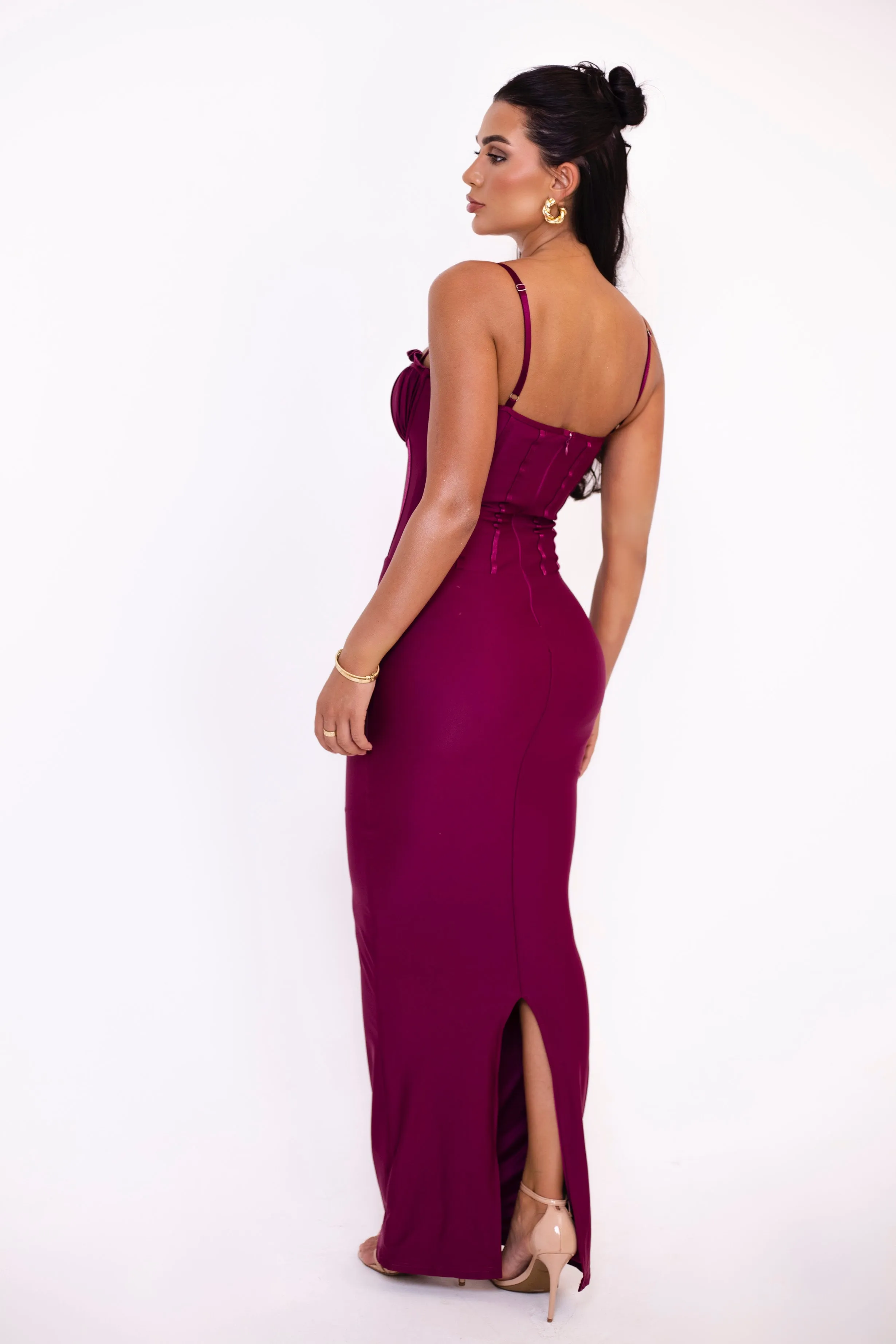 Ledia Berry Dress