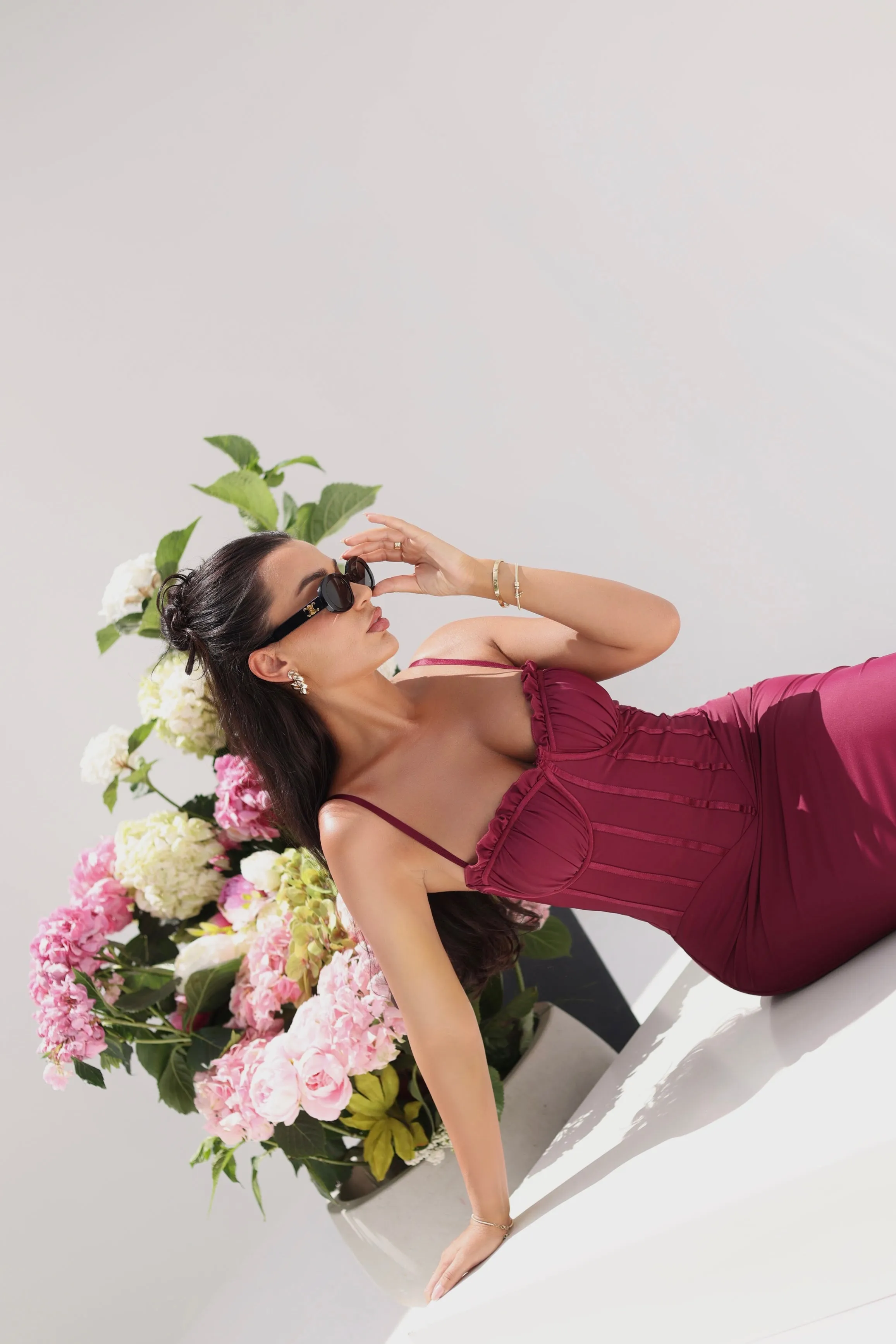 Ledia Berry Dress